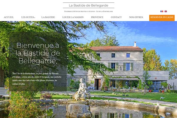 Site Internet la Bastide de Bellegarde