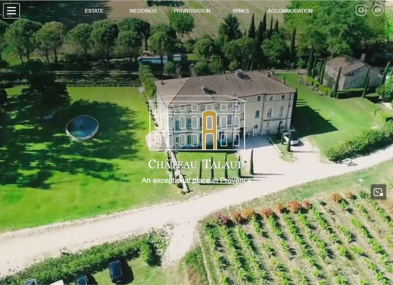 Site Internet Château Talaud