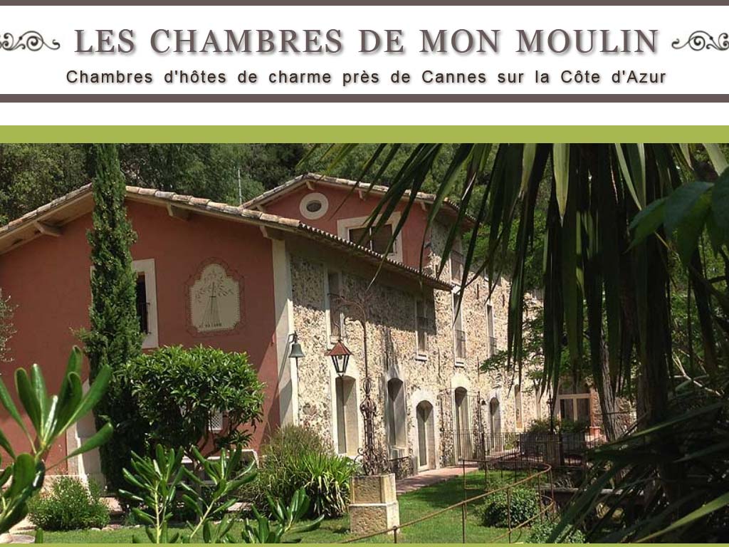 Site Internet les Chambres de mon Moulin