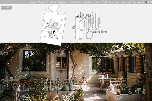 Site Internet Les Intérieurs d'Angèle
